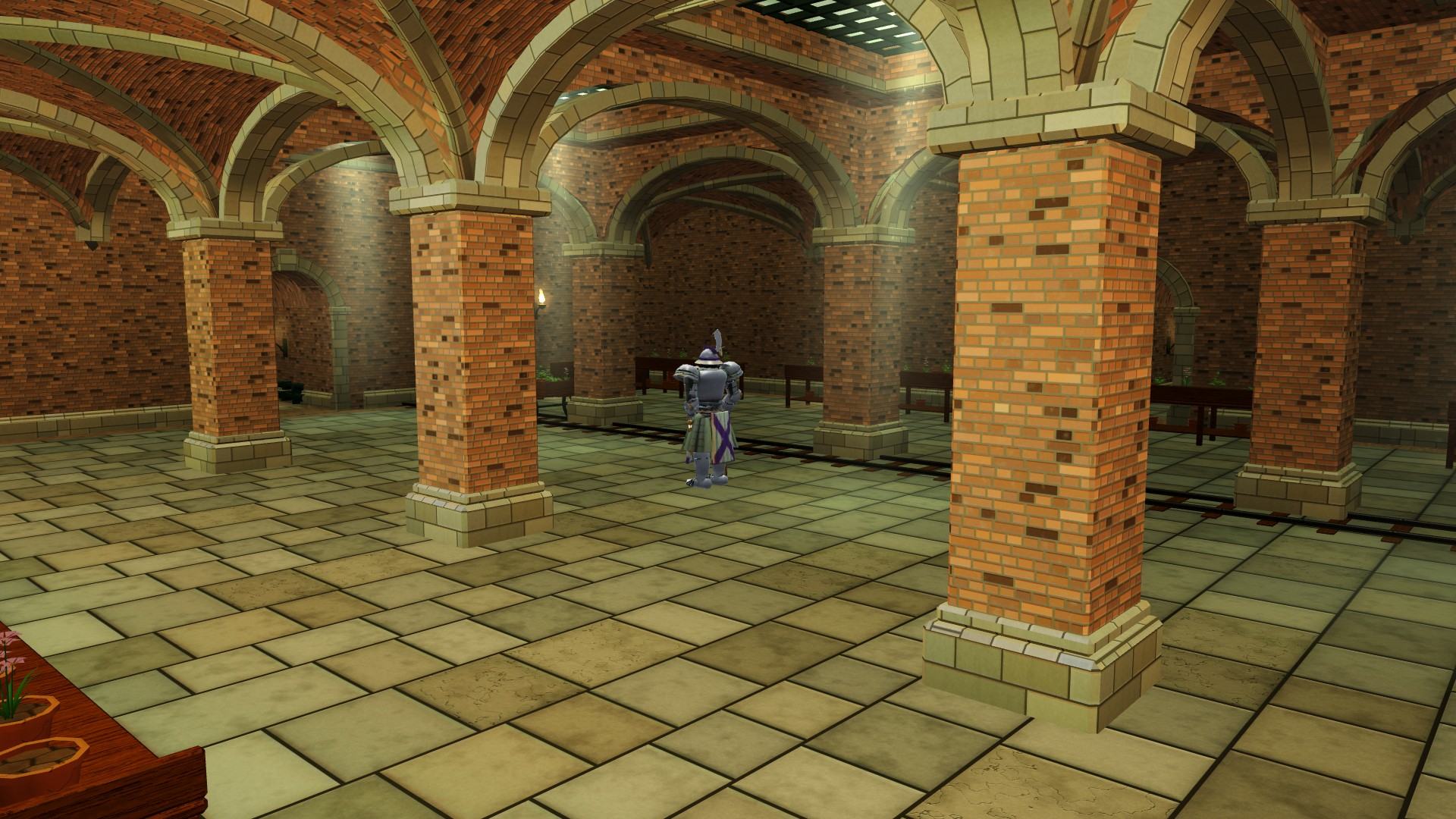 Brick vaults under the King's Gardens.